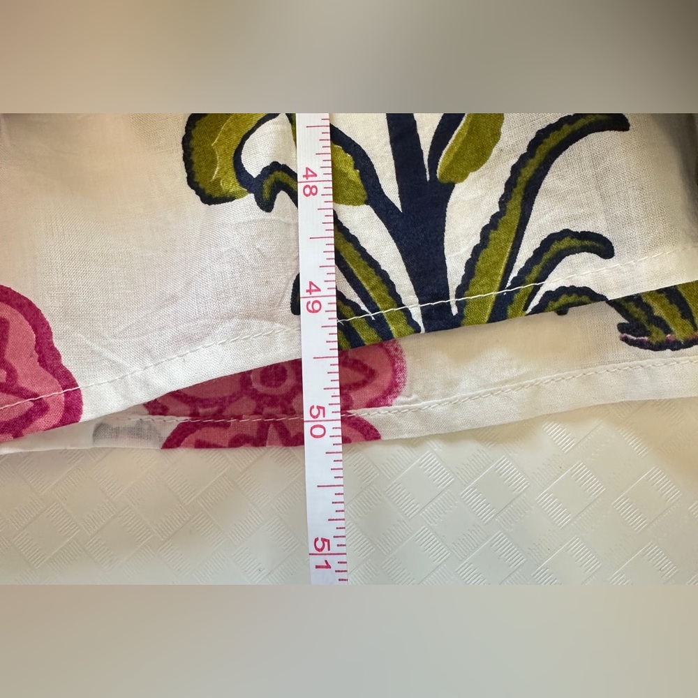 NWT SZ L THML Floral pink white green White and Pink Maxi Dress - Picture 11 of 11